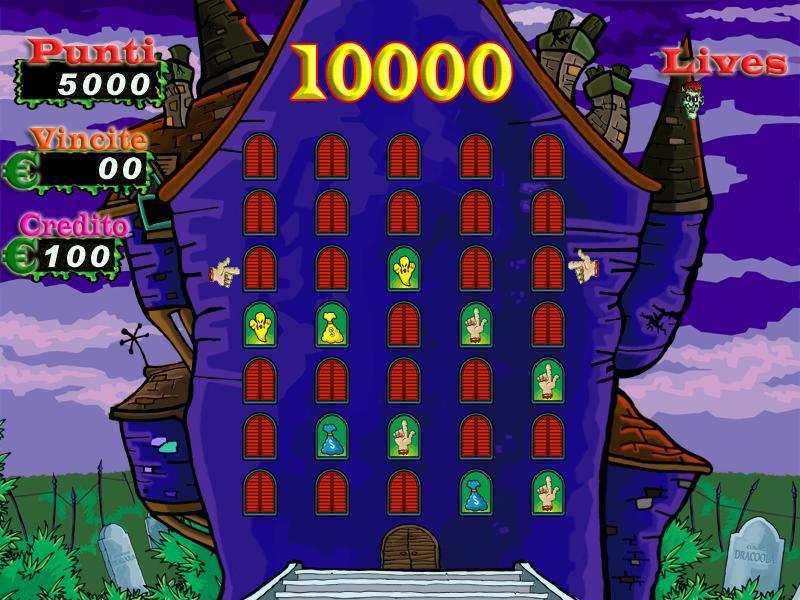 In relazione al numero di simboli visualizzati nella fase del gioco principale, il giocatore ha 3, 4 o 5 vite.