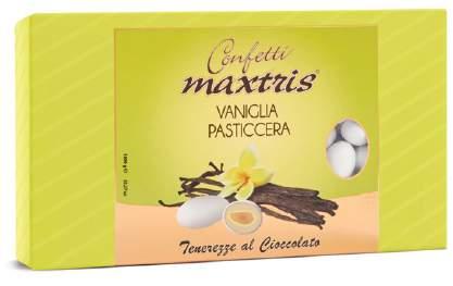 34 35 MAXTRIS CASSATA SICILIANA cioccolato bianco al gusto di cassata siciliana, Toasted almond in white Sicilian cake flavored chocolate, in a thin layer of sugar.