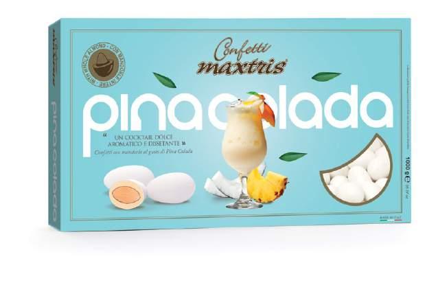 gusto di Piña colada, ricoperto da un sottilissimo 