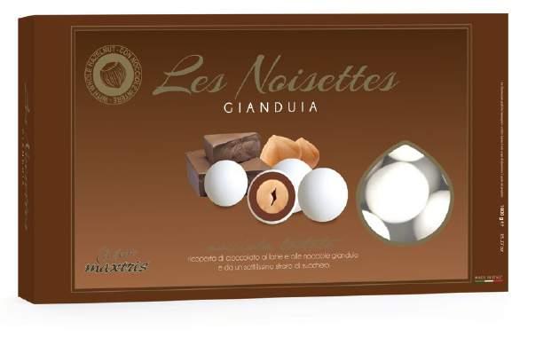 MAXTRIS LES NOISETTES SFUMATE ROSA Confetti con nocciola tostata avvolta da uno strato di cioccolato assortiti per colore (sfumature rosa) e