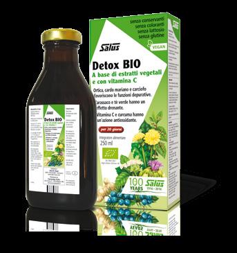 Detox Bio intensivo: La composizione è analoga al prodotto DETOX ma la dose giornaliera è quasi raddoppiata.