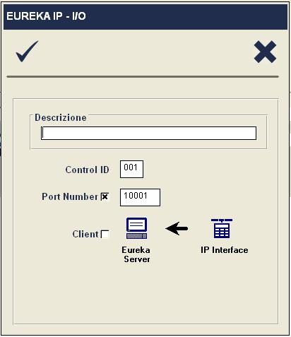 Impostazione su Eureka IP