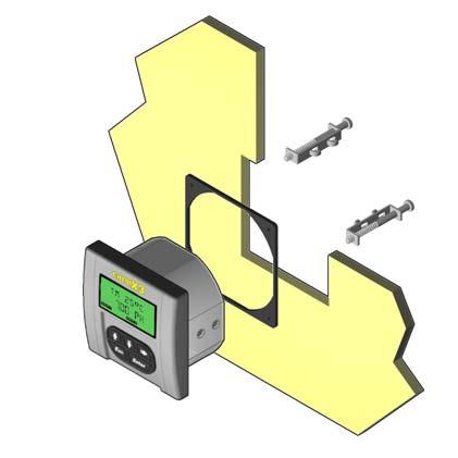 4. Installazione L Indicatore / Trasmettitore di ph/orp FLS ChemX3 P6.02 è disponibile come strumento unico, adatto per montaggio a pannello o a muro.