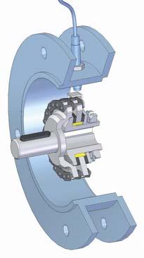 Soluzione completa di flange di collegamento in ALLUMINIO per motori IEC. Possibilità di integrazione di un sensore indu vo per il monitoraggio del sovraccarico (DF/TAC/PR-V/S). Campo di coppia: 1-1.