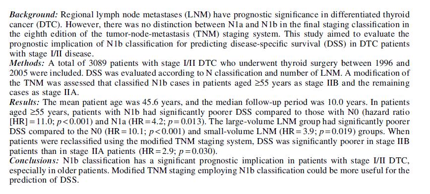 Introduzione Le metastasi a livello dei linfonodi regionali (LN) sono diagnosticate fino all 80% dei casi di carcinoma della tiroide differenziato (DTC)e la loro presenza ha un forte valore
