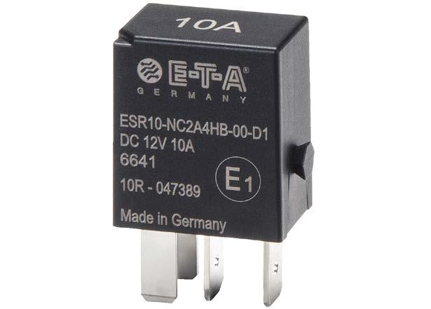 Relay Elettrico standard ESR ISO Micro Descrizie Il relay di potenza allo stato solido ESR Micro (Electric Standard Relay) può sostituire i tradiziali relays elettromeccanici.