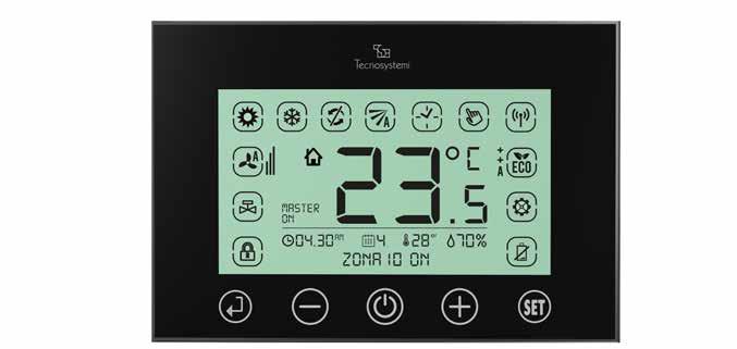 CRONOTERMOSTATI TOUCH GAMMA COLORI VETRI BIANCO GRIGIO