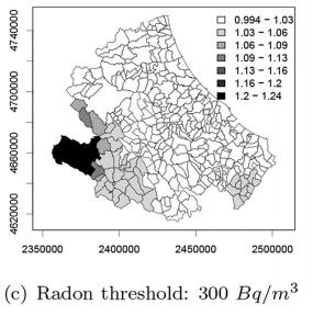 Ricerca di radon prone-areas