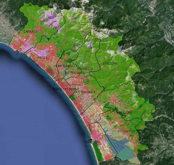 1. Consumo di suolo in zona costiera casi predominanti : 1.