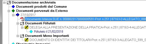 di rirganizzazine dei testi prdtti e acquisiti da Sequia. Questa funzine si può lanciare successivamente e nn per frza la prima vlta che viene prpsta.