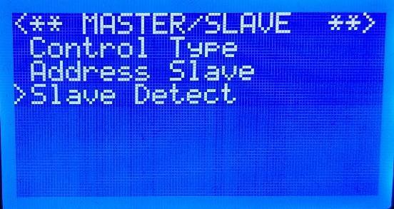 10.5 Comando Slave Detect da display Ston Mater Solitamente la funzione Slave Detect di seguito indicata viene svolta da Aton in fase di collaudo del sistema di accumulo.