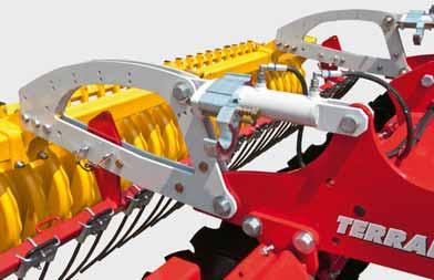 Comfort d impiego I rulli di trascinamento effettuano la guida in profondità dell erpice a dischi.