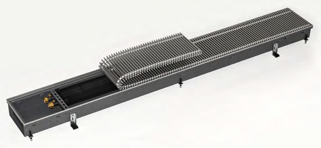 facilmente accoppiabile convettore ad elevate prestazioni PowerKon bordo telaio adatto a ogni griglia attacco valvola Eurokonus Griglia avvolgibile: alluminio,