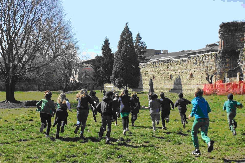 Spazi esterni Il grande parco di 10.