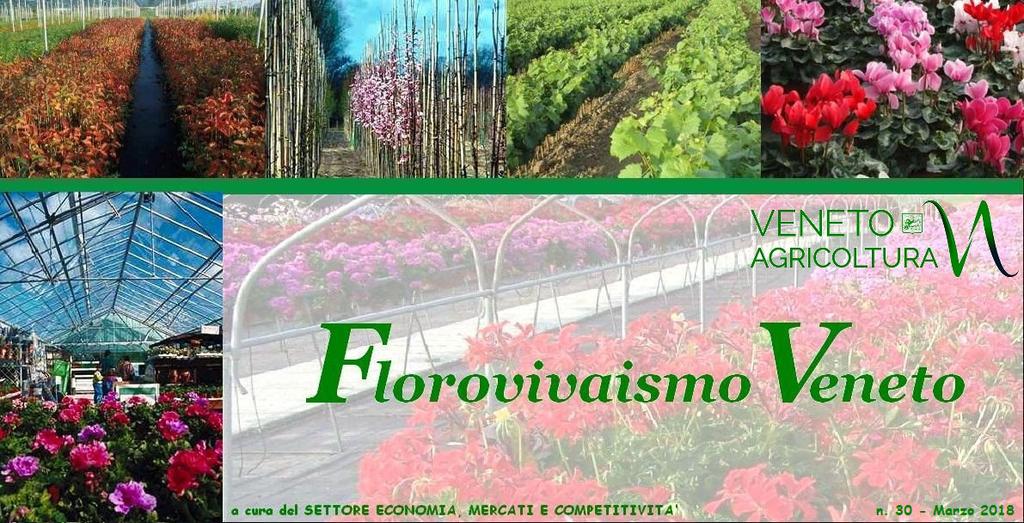 Andamento congiunturale 2017 del comparto florovivaistico Continua la flessione delle aziende florovivaistiche autorizzate in base alla L.R.