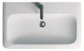 24 codice descrizione 78080 lavabo 80 lavabo simmetrico 100 disponibile per rubinetteria monoforo. fissaggio a parete con bulloni.