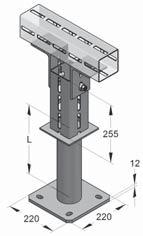 Applicazioni per Muri e Tetti CENTUM Applicazione per tetto XL120 (possibile anche per XL100 e XL200) Esempio: Articolo 9993233