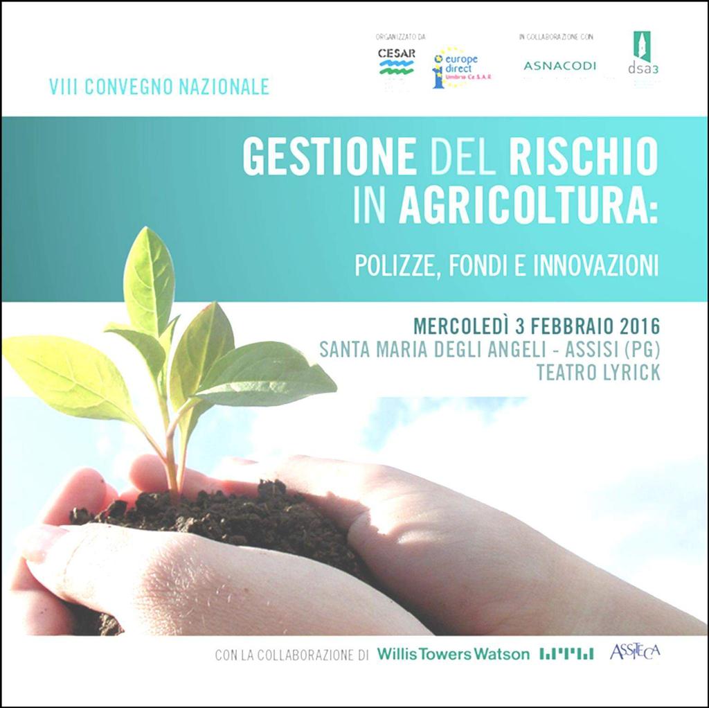 Tecnologie a supporto della rilevazione a zonizzazione dei rischi in agricoltura