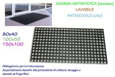 TAPPETO GOMMA QUARTA 100X 50 Imball