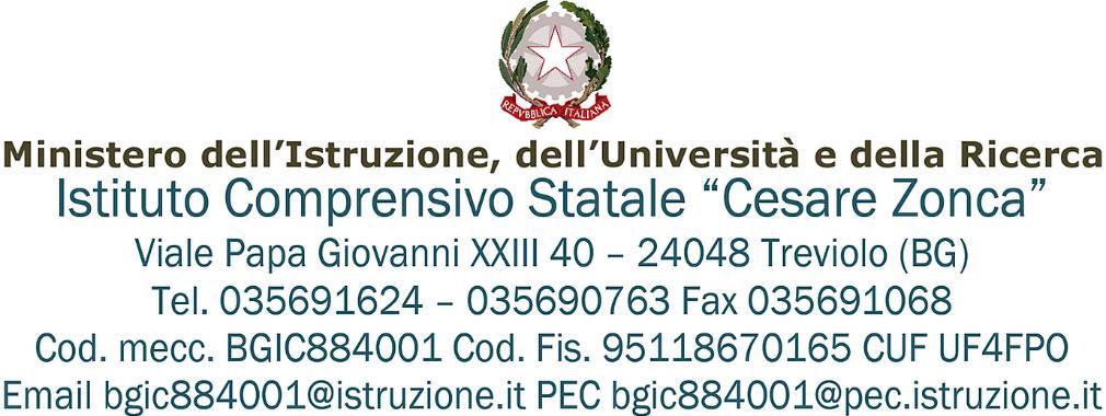 Treviolo, 29 /11/2017 Alle famiglie degli alunni interessati Dell I.C. C. Zonca di Treviolo All Albo dell Istituto Al Sito Web OGGETTO: Comunicazione attivazione modulo : Prima di iniziare.