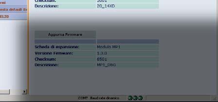 software ; - eseguire l aggiornamento firmware