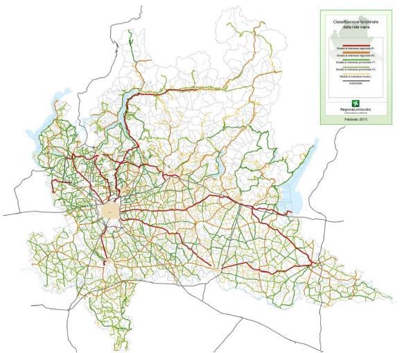 Accessibilità stradale La rete viabilistica lombarda è costituita da : più di 700 km di autostrade;