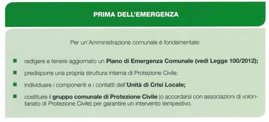 Gestione delle Emergenze Il