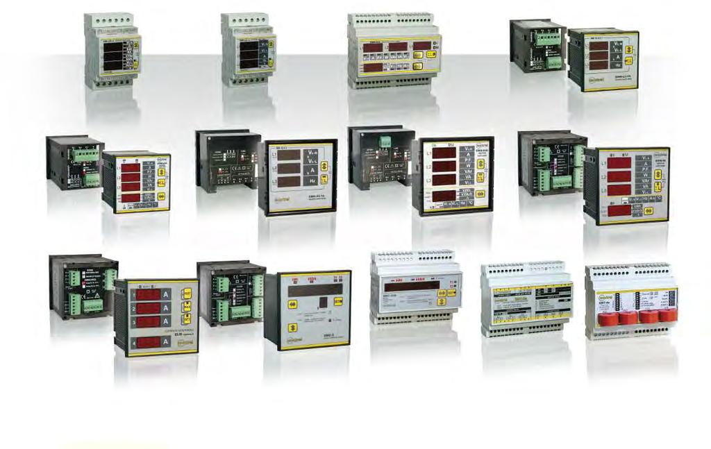 EMM MULTIMETRI DIGITALI MULTIFUNZIONE E CONTATORI GENERALITA I multimetri digitali serie EMM consentono la misura delle principali grandezze elettriche di reti di distribuzione energia.