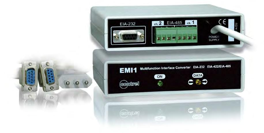 EMI ACCESSORI INTERFACCIA SERIALE MULTIFUNZIONE EMI Interfaccia seriale multifunzione da utilizzarsi come convertitore seriale e/o amplificatore seriale con le seguenti caratteristiche: esecuzione da
