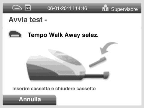 4. Verificare che sia stata selezionata la modalità di sviluppo corretta, WALK AWAY o READ NOW.