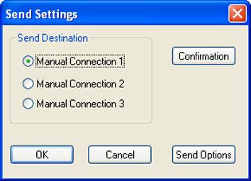 Invio delle impostazioni da un computer al proiettore di dati È possibile usare la funzione Send Settings di Wireless Connection, per inviare le impostazioni al proiettore di dati.