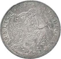 Mezzo ducato 1683 - Busto a d.