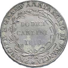 1808-1811) 12 Carlini 1810 -