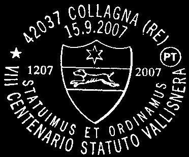 N. 1459 RICHIEDENTE: Comune di Collagna SEDE DEL SERVIZIO: Chiesa di Vallisnera 42037 Collagna (RE) DATA: 15/9/07 ORARIO: 10/16