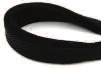L esclusivo pulsante di regolazione consente di sistemare la lunghezza del collare in modo preciso, rapido e semplice agendo sulla parte terminale, che è realizzata in corda anziché in maglia di tela