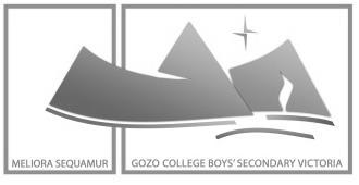Gozo College Boys Secondary School Embracing Diversity HALF YEARLY EXAMINATIONS 2013 2014 Track 2 FORM 4 (4th year) Track 2 ITALIAN TIME: 6 minutes Group B 1.