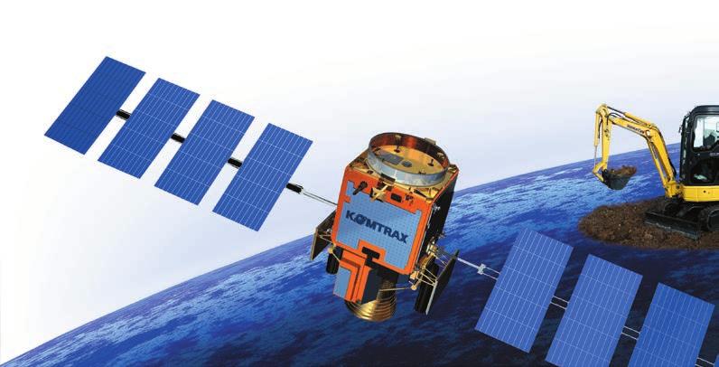 Sistema di monitoraggio Komatsu via satellite KOMTRAX è un rivoluzionario sistema di monitoraggio