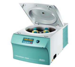 /320 R max. 100 ml max. 50 ml max. 85 ml La nostra centrifuga polivalente universale che consente risparmio di costi e spazio.
