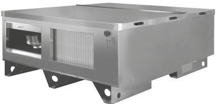 I ventilatori sono del tipo EC, silenziosi ed efficienti, con bassi valori di SFP.