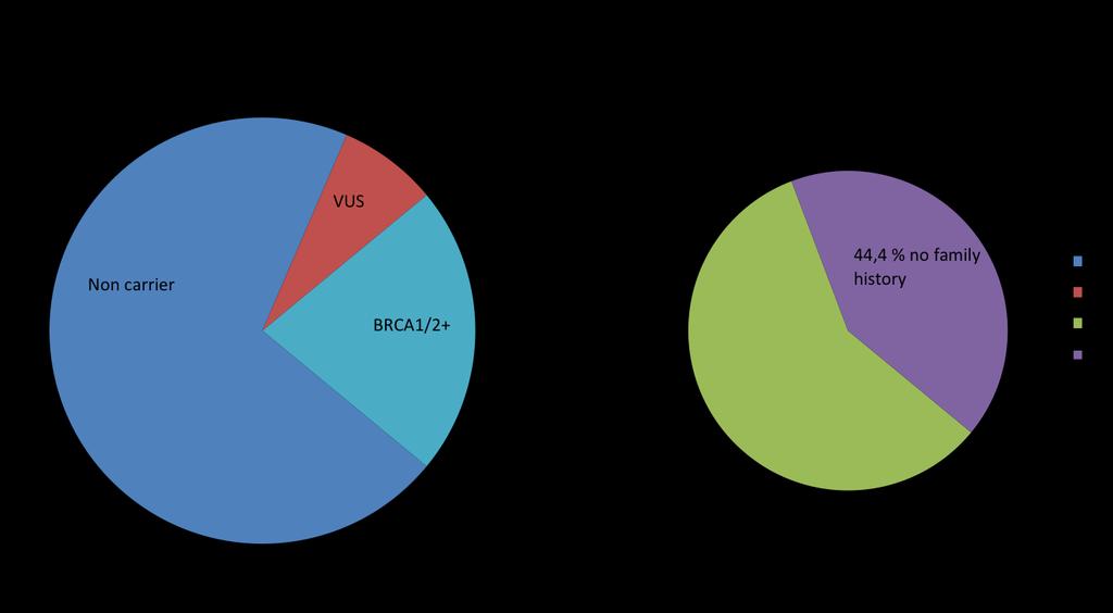 BRCA mutation frequency in 1001 patients with non mucinous