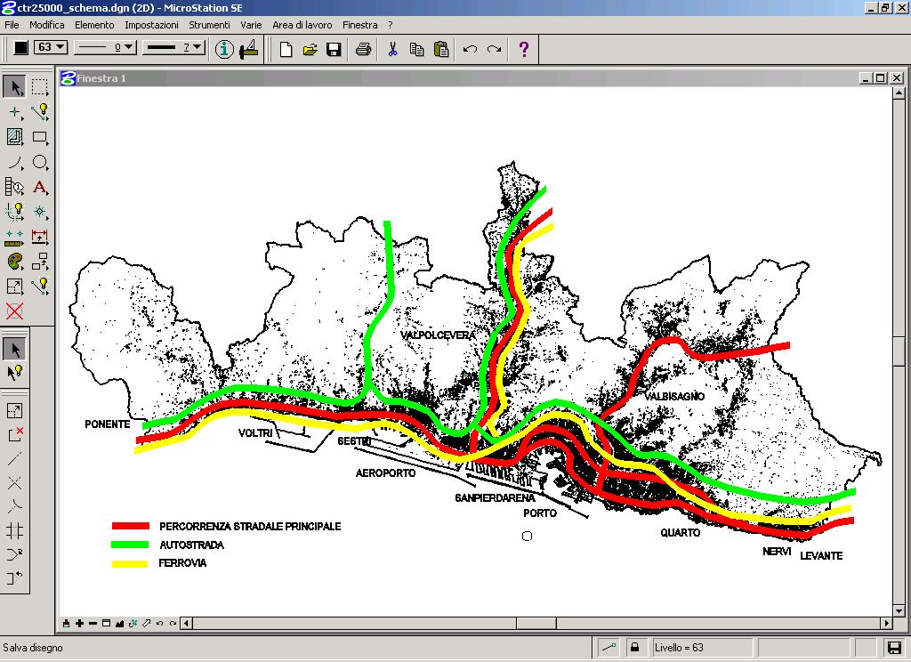 1 Descrizione dell agglomerato, individuazione delle sorgenti sonore interesate relative a :Assi stradali urbani, Autostrade, Ferrovie di attraversamento, Aeroporto e siti Sndustriali Il territorio