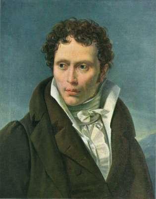 ARTURO SCHOPENHAUER 1788-1860 Arthur Schopenhauer (1788-1870) ritratto da Ludwig Sigismund Ruhl 1815 https://upload.wikimedia.