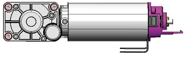 Installare il blocco motore inserendo il perno motore nella feritoia del blocco motore come da figura 48 rif.