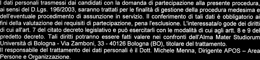 L ammissione al colloquio sarà decisa, a insindacabile giudizio del gruppo di esperti, sulla base dell esame del curriculum vitae: è quindi possibile che non tutti coloro che hanno presentato domanda