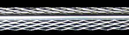 ART. 105A Paraspigolo Stirato Alluminio Lunghezza: 270/280/300 Spessore intonaco: 10 mm Lato: 38 mm Imballo: 30 pz ed esterno Materiale: alluminio