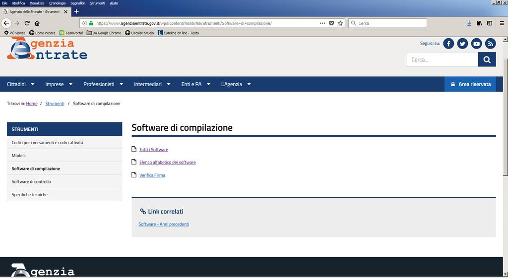 SOFTWARE DI COMPILAZIONE DELLA FATTURA