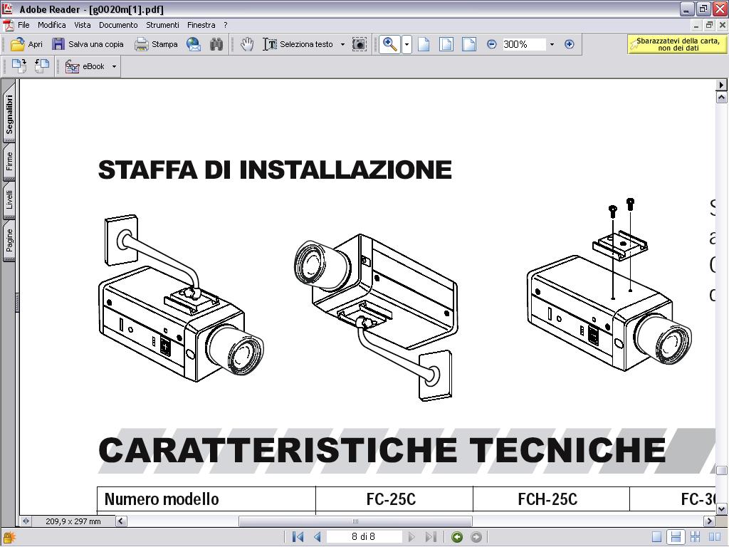 Regolazione meccanica del fuoco Se il fuoco posteriore deve venire regolato dopo l'installazione dell'obiettivo (1) allentare la vite di fissaggio dell'obiettivo sul lato sinistro