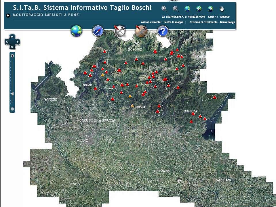 Il visualizzatore degli impianti a fune (gru a cavo e palorci) è già in linea all indirizzo