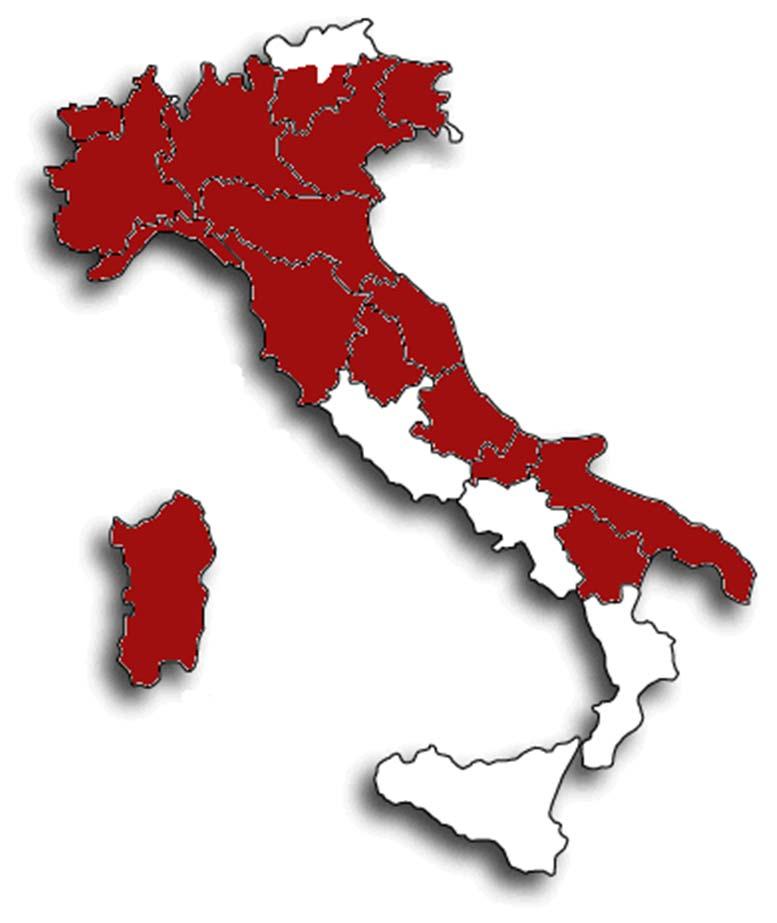 Diffusione delle community network nelle Regioni 16 community network regionali: Rupar Piemonte Lombardia Integrata Partout Assemblea di coordinamento Modello FVG Net-SIRV Reti stabili per la