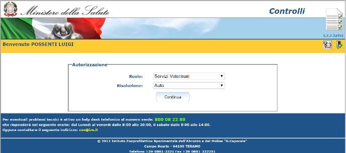 BDN - Controlli Le Registrazioni in CONTROLLI sono obbligatorie.